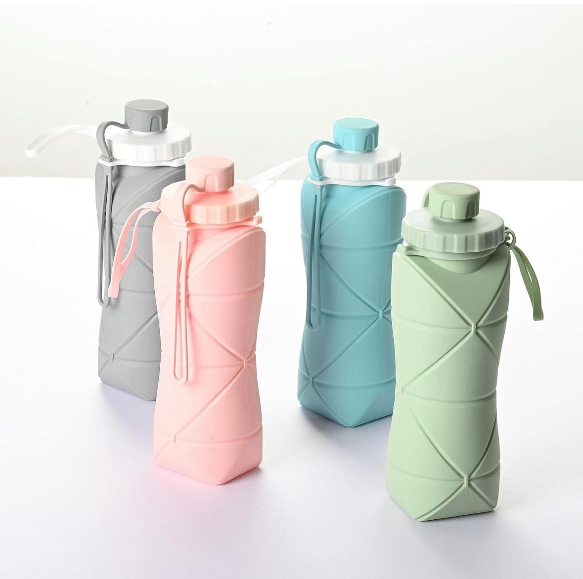 Silicone Folding Water Bottle 600ML