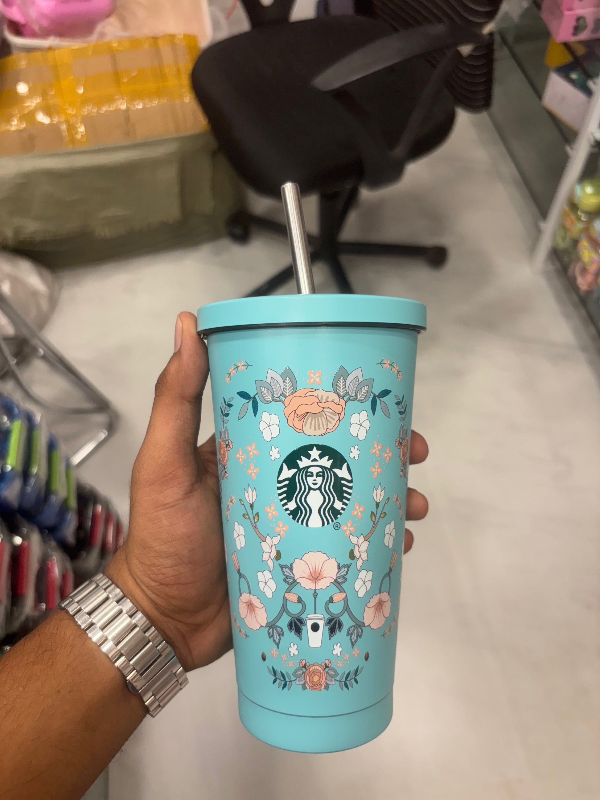 Starbucks Floral Mint Sipper 500ML