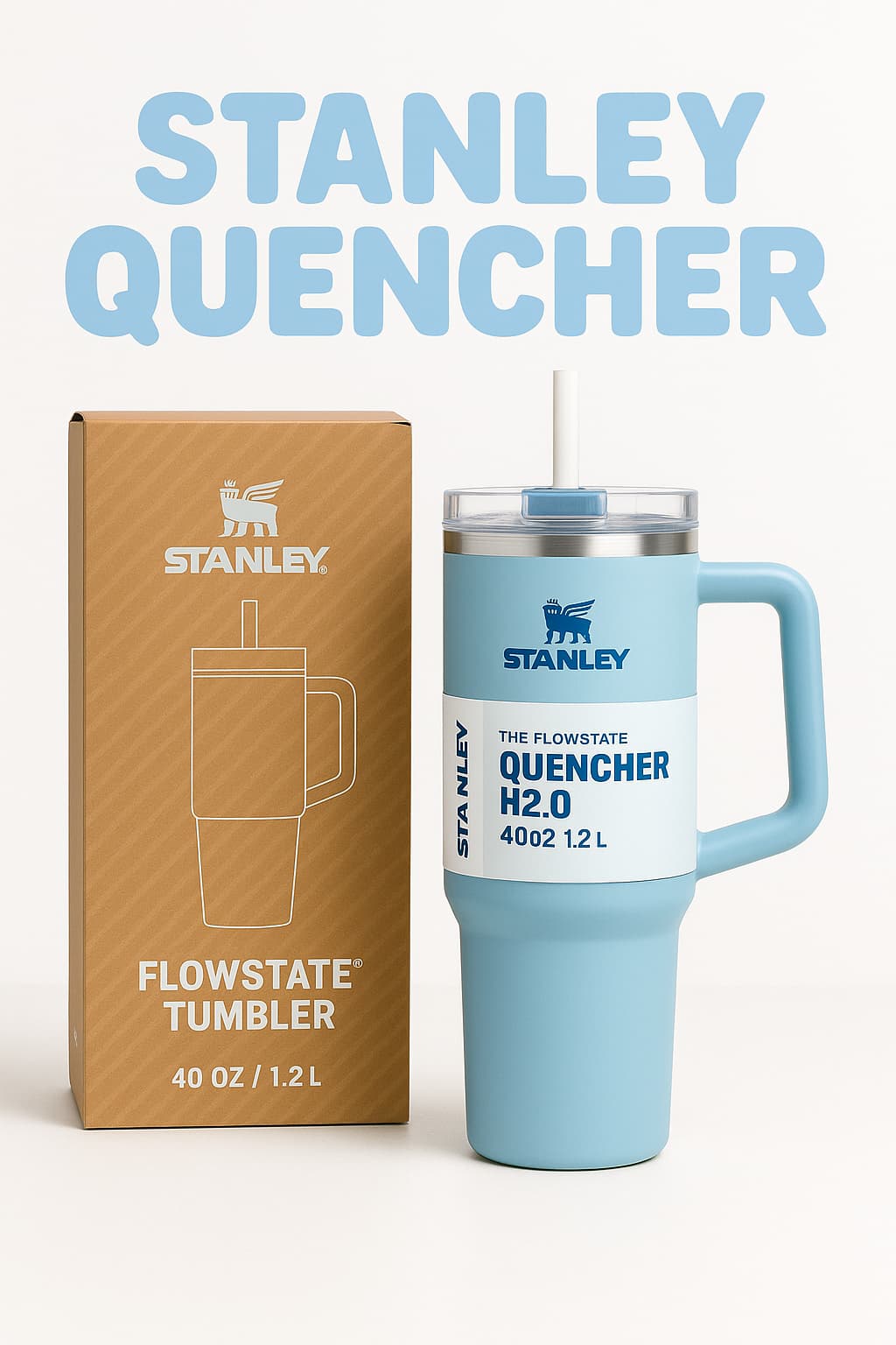 Stanley Quencher | 1.2L | Insulated Tumbler 40 OZ