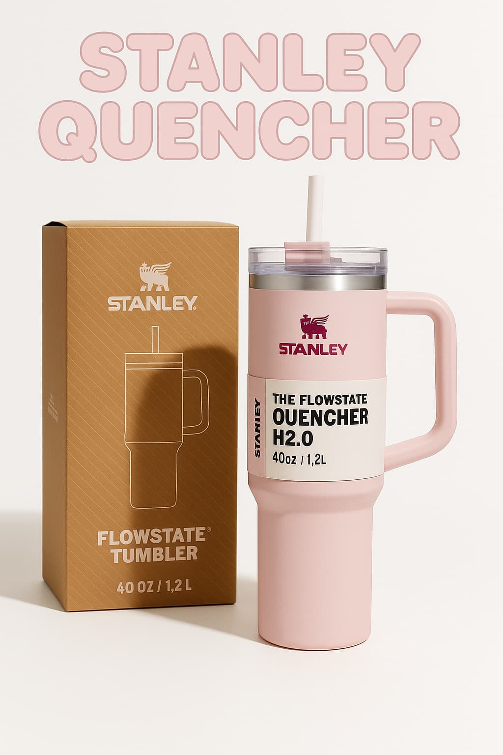 Stanley Quencher | 1.2L | Insulated Tumbler 40 OZ
