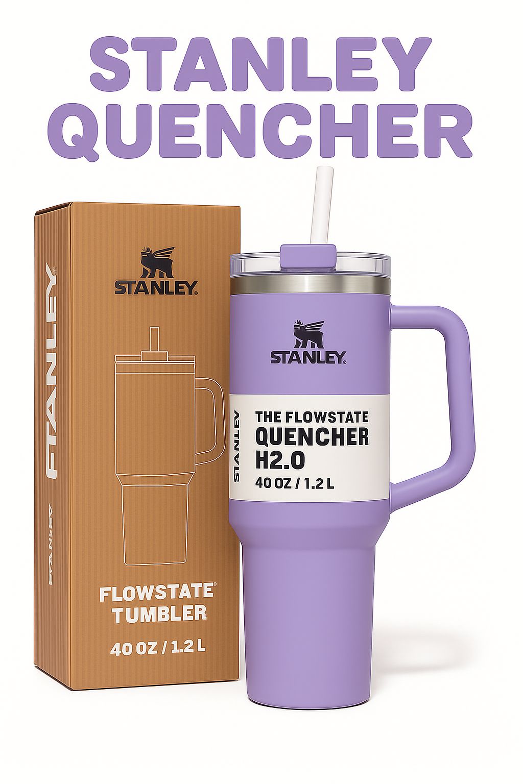 Stanley Quencher | 1.2L | Insulated Tumbler 40 OZ